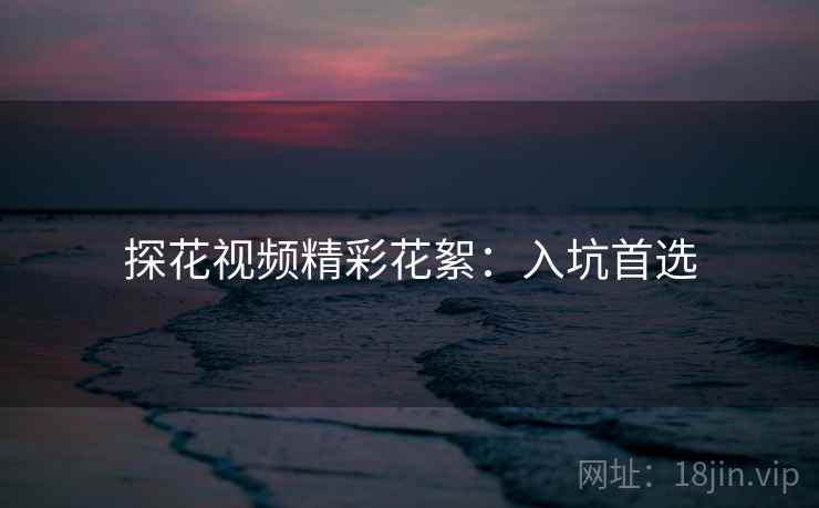 探花视频精彩花絮:入坑首选 探花视频精彩花絮:入坑首选